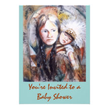 Invitación de la fiesta de bienvenida al bebé de P