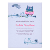 Invitación de la fiesta de bienvenida al bebé del 