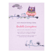 Invitación de la fiesta de bienvenida al bebé del 