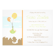 Invitación de la fiesta de bienvenida al bebé del 