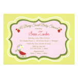 Invitación de la fiesta de bienvenida al bebé del  invitaciones