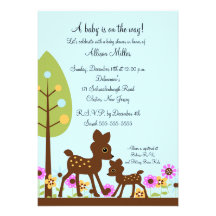 Invitación de la fiesta de bienvenida al bebé del 