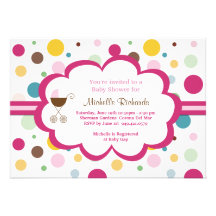 Invitación de la fiesta de bienvenida al bebé del 