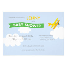 Invitación de la fiesta de bienvenida al bebé del 