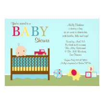 Invitación de la fiesta de bienvenida al bebé del 