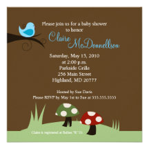 Invitación de la fiesta de bienvenida al bebé del 