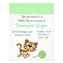 Invitación de la fiesta de bienvenida al bebé del 