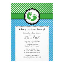 Invitación de la fiesta de bienvenida al bebé del 