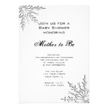 Invitación de la fiesta de bienvenida al bebé del 