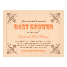 Invitación de la fiesta de bienvenida al bebé del 