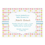Invitación de la fiesta de bienvenida al bebé del 