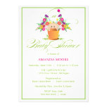 Invitación de la fiesta de bienvenida al bebé del 