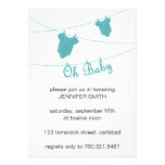 Invitación de la fiesta de bienvenida al bebé del 