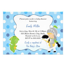 Invitación de la fiesta de bienvenida al bebé del 