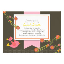 Invitación de la fiesta de bienvenida al bebé del 
