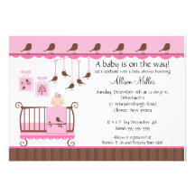 Invitación de la fiesta de bienvenida al bebé del 