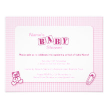 Invitación de la fiesta de bienvenida al bebé - ni
