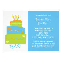 Invitación de la fiesta de cumpleaños