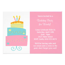 Invitación de la fiesta de cumpleaños
