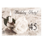 Invitación de la fiesta de cumpleaños 45 años