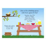 Invitación de la fiesta de cumpleaños de la comida
