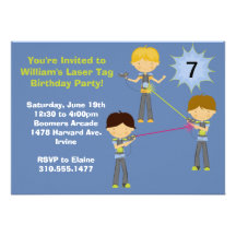 Invitación de la fiesta de cumpleaños de la etique