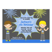 Invitación de la fiesta de cumpleaños de la etique