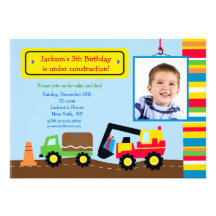 Invitación de la fiesta de cumpleaños de la foto d