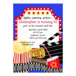 Invitación de la fiesta de cumpleaños de la pelícu
