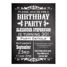 Invitación de la fiesta de cumpleaños de la pizarr