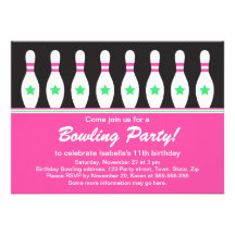 Invitación de la fiesta de cumpleaños de los chica