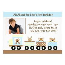 Invitación de la fiesta de cumpleaños de los niños