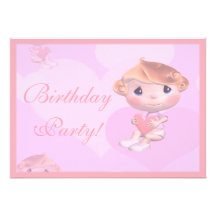 Invitación de la fiesta de cumpleaños de los niños