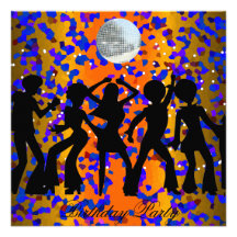 Invitación de la fiesta de cumpleaños del disco de