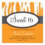 Invitación de la fiesta de cumpleaños del dulce 16
