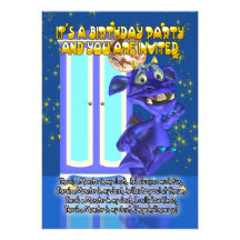 Invitación de la fiesta de cumpleaños del monstruo