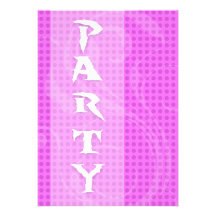 Invitación de la fiesta de cumpleaños del rosa del