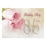 Invitación de la fiesta de cumpleaños por 85 años