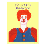 Invitación de la fiesta de cumpleaños, postales fe
