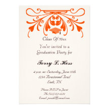 Invitación de la fiesta de graduación