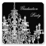 Invitación de la fiesta de graduación de Black Cha