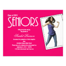 Invitación de la fiesta de graduación de los mayor