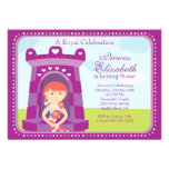 Invitación de la fiesta de la princesa cumpleaños