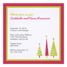 Invitación de la fiesta de Navidad