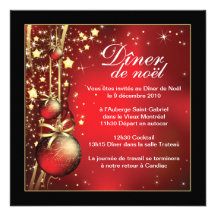 Invitación de la fiesta de Navidad