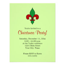 Invitación de la fiesta de Navidad de la flor de l