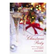 invitación de la fiesta de Navidad de los vidrios 