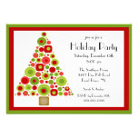 Invitación de la fiesta de Navidad del árbol de na