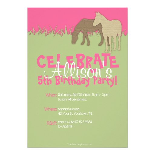Invitación de la fiesta del cumpleaños de dos de B
