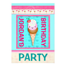 Invitación de la fiesta del cumpleaños de los niño